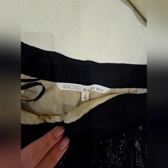 Rachel Rachel  Roy Lace Skirt Black size 6 - Picture 4 of 6